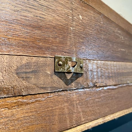 USED WOODEN FRAME WALL MIRROR