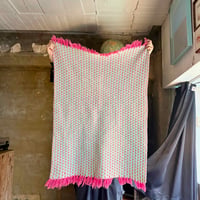 USED HANDMADE BLANKET