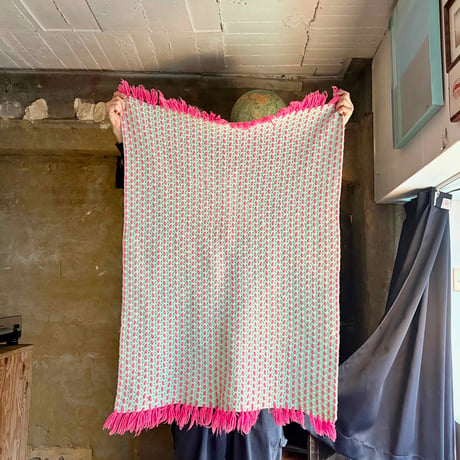 USED HANDMADE BLANKET