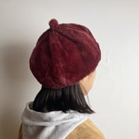 USED POLYESTER FUR BERET