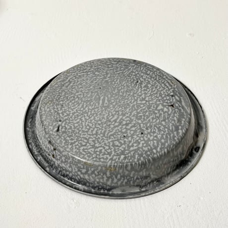 VINTAGE MARBLE ENAMEL PLATE