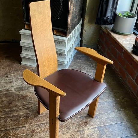 JAPAN USED “TAKUMI KOUGEI / BAN” HIGH BACK CHAIR