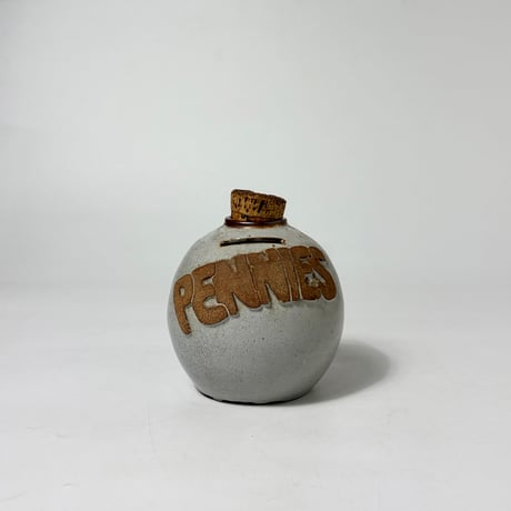 USED “PENNIES” CERAMIC PIGGY BANK