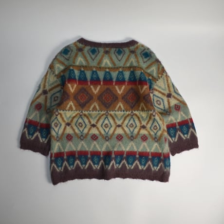 USED "NATION DESIGN" MOHAIR KNIT