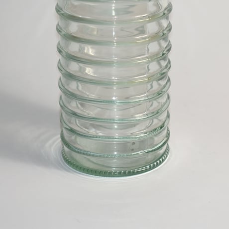 USED "LA MEDITERRANEA" GLASS FLOWER VASE