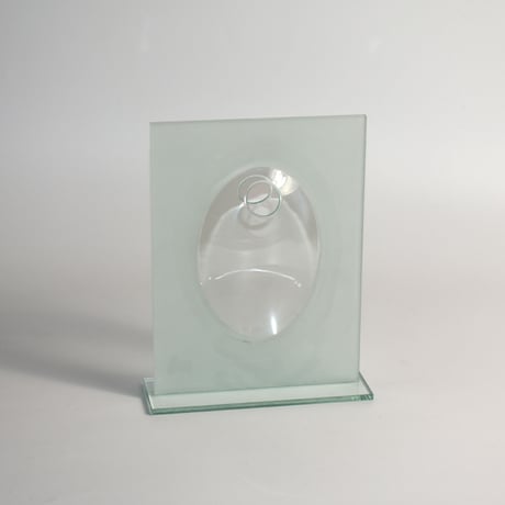 USED GLASS DESIGN FLOWER VASE