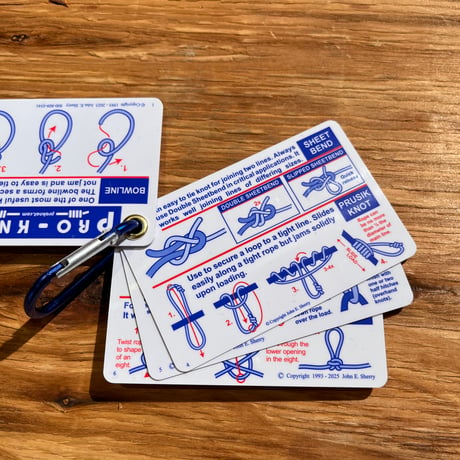 NEW “PRO-KNOT / KNOT TYING CARDS”