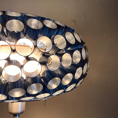 USED “EGLO” STAINLESS SHADE FLOOR LAMP