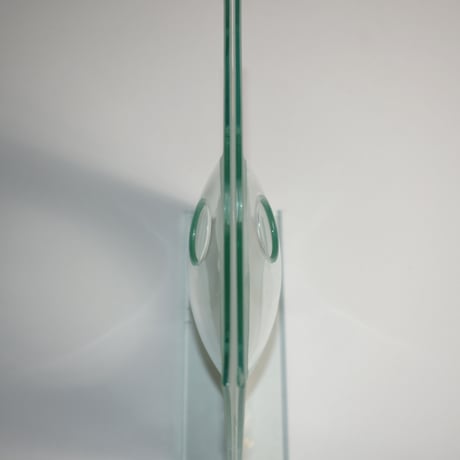 USED GLASS DESIGN FLOWER VASE