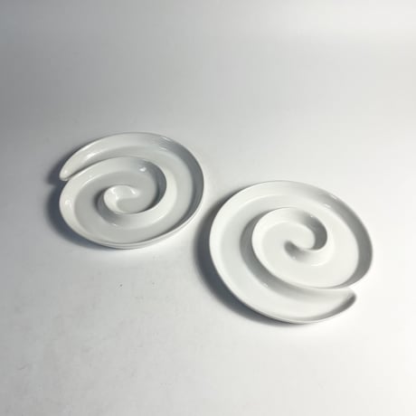USED "TOGNANA" CERAMIC SWIRL PLATE