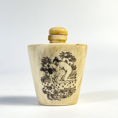 VINTAGE ELEPHANT TUSK APHRODISIAC CASE