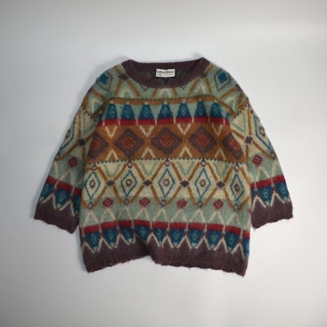 USED "NATION DESIGN" MOHAIR KNIT