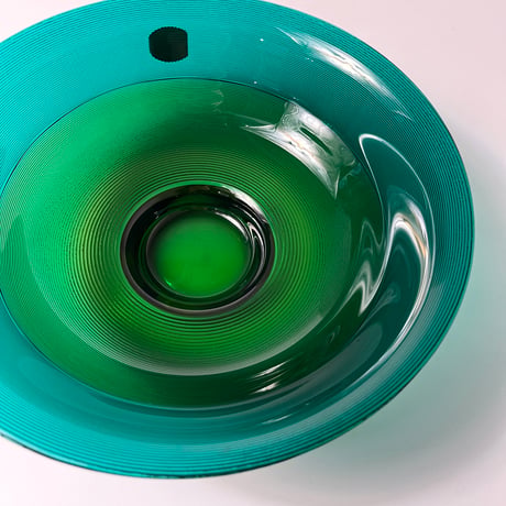 USED "BOHEMIA" GLASS BOWL