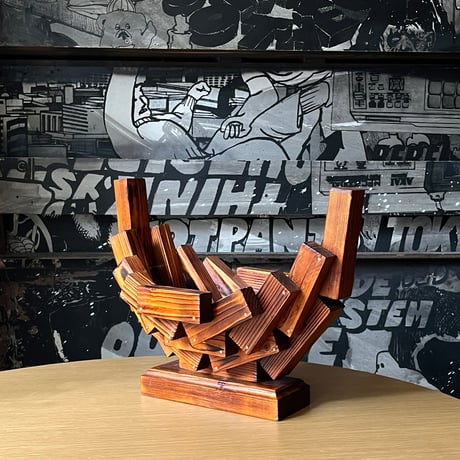 USED WOODEN BASKET