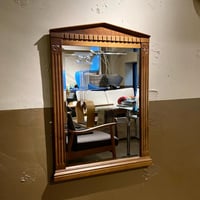 USED WOODEN FRAME WALL MIRROR