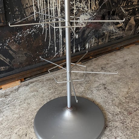 USED STEEL POLE HANGER RACK