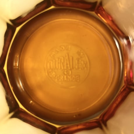 USED "DURALEX" GLASS CUP