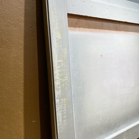 USED WOODEN FLAME WALL MIRROR