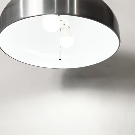 JAPAN USED STEEL SHADE PENDANT LAMP