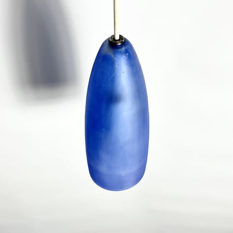 USED FADE GLASS SHADE PENDANT LAMP