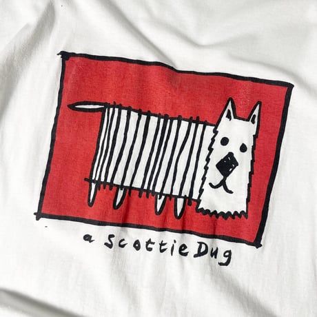USED 90'S "A SCOTTIE DOG" TSH