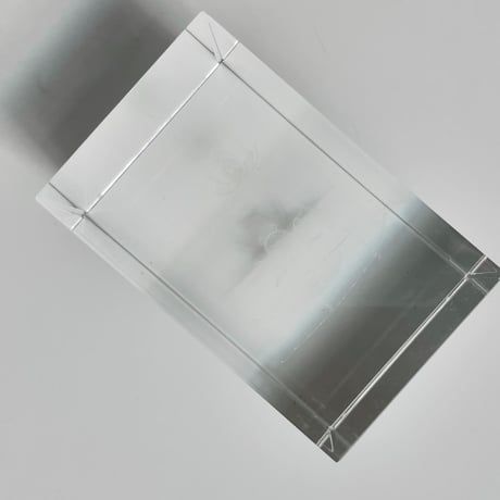 USED CRYSTAL PAPERWEIGHT