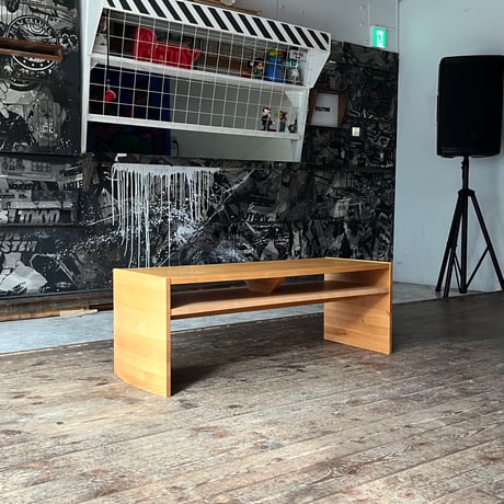 USED WOODEN LOW TABLE