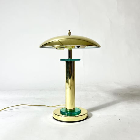 USED METAL & GLASS TOUCH SENSOR TABLE LAMP