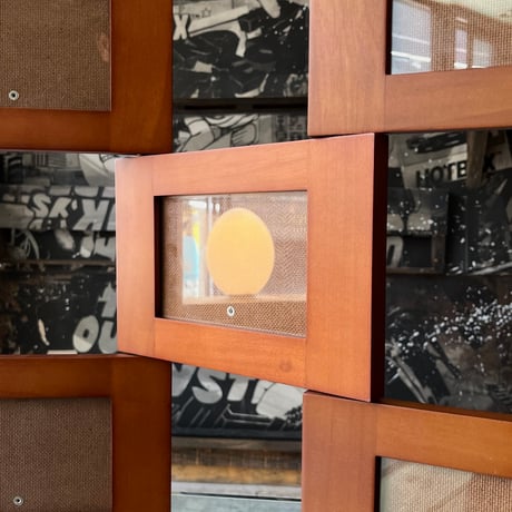USED WOODEN PHOTO FRAME