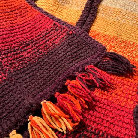 USED HANDMADE BLANKET