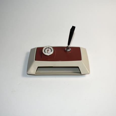 JAPAN USED "CARL" THERMOMETER & PEN STAND