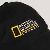 USED 90'S "NATIONAL GEOGRAPHIC CHANNEL" CAP