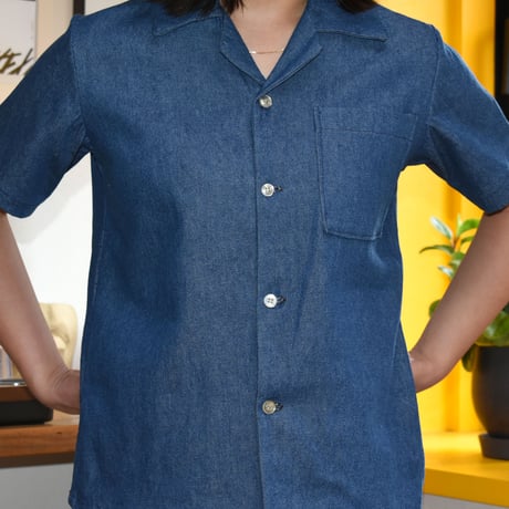 USED DENIM S/S SHIRT
