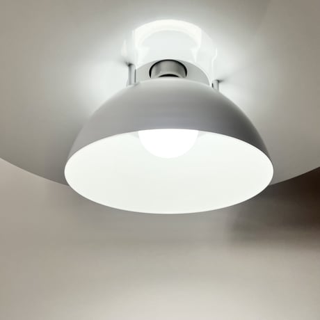 USED SCANDINAVIAN DESIGN IRON SHADE PENDANT LAMP