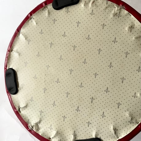 USED VINYL LEATHER STOOL