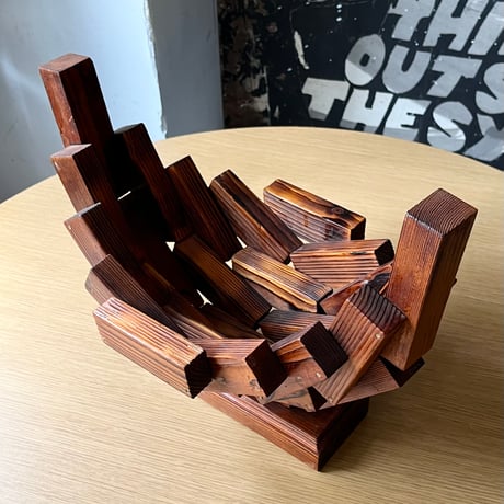 USED WOODEN BASKET