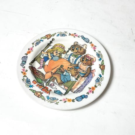 VINTAGE 60'S "ONEIDA DELUXE / GOLDILOCKS" PLASTICS PLATE & BOWL