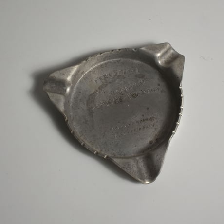 USA VINTAGE HANDMADE ALUMINUM ASHTRAY