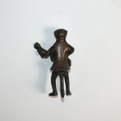 VINTAGE 2P BRONZE MONKEY CANDLE HOLDERS