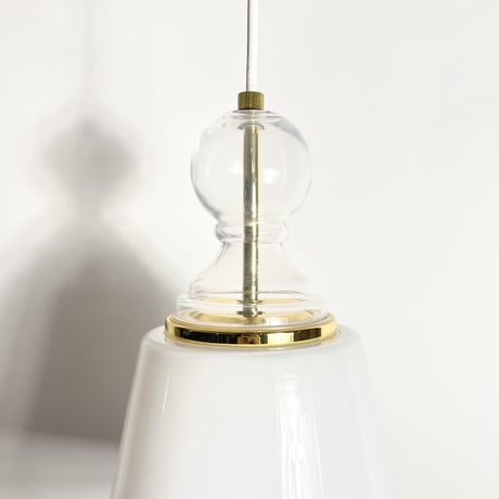 USED GLASS SHADE PENDANT LAMP