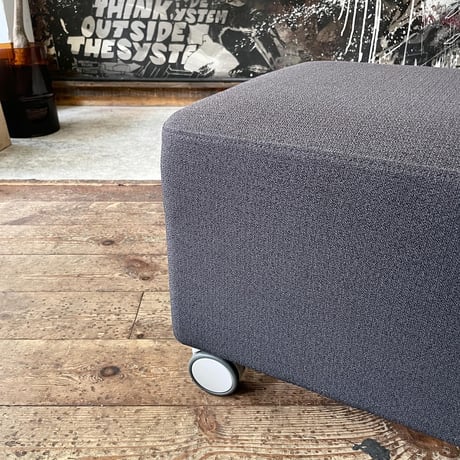 JAPAN USED "OKAMURA" FABRIC CARRY STOOL