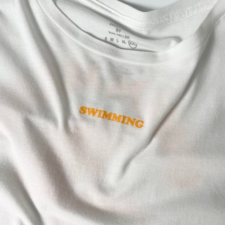 USED "SWIMMING / Mac miller” L/S T-SHIRT