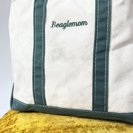 USED 90'S "L.L.BEAN" CANVAS TOTE (BEAGLEMOM)