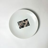 USED ABSTRACT PATTERN CERAMIC PLATTER
