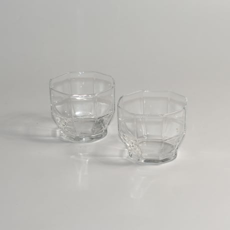 NEW OCTAGON GLASS CUP