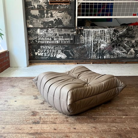 USED "LIGNE ROSET" TOGO OTTOMAN