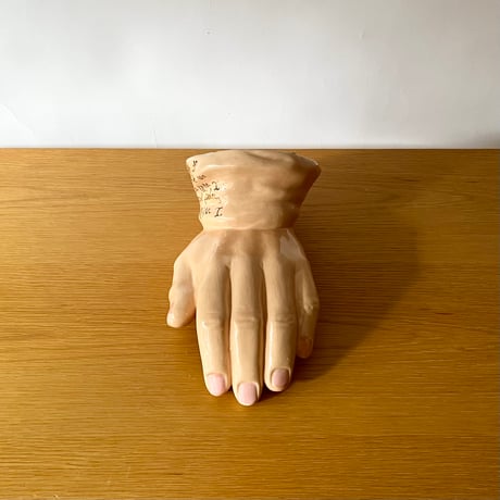 VINTAGE CERAMIC HAND SCULPTURE