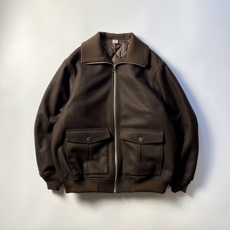 COMFORTABLE REASON "Melton Bomber Jacket"