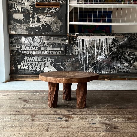 USED WOODEN SIDE TABLE