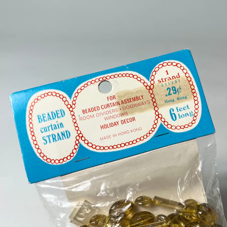 DEAD STOCK BEADED CURTAIN STRAND